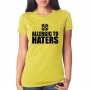 Marškinėliai Allergic to haters