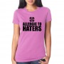 Marškinėliai Allergic to haters mot. Marškinėliai Allergic to haters mot.