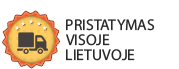 Pristatymas visoje Lietuvoje